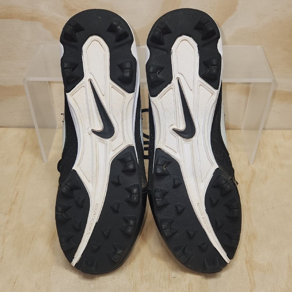 Nike MVP Keystone Kids 3.5 Y Baseball Cleats Black White Softball Shoes - Picture 8 of 10
